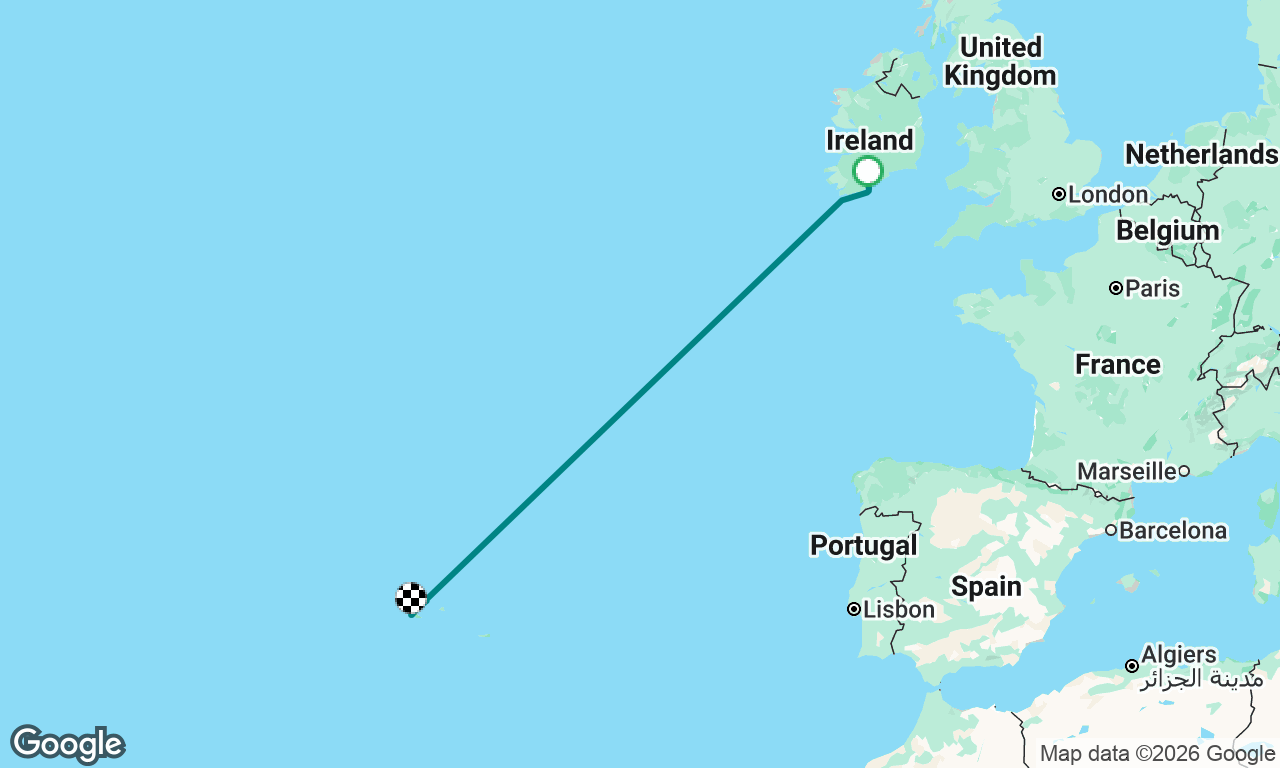 Ireland - Azores passage