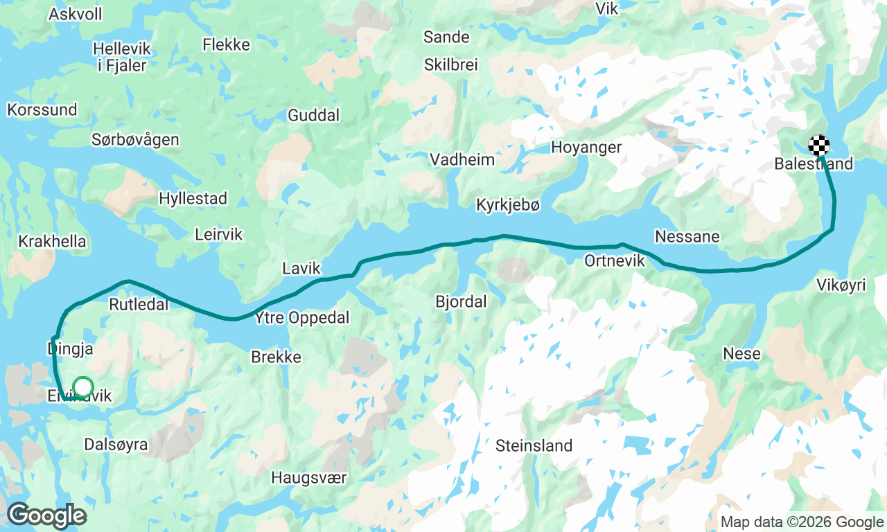 Voyage map