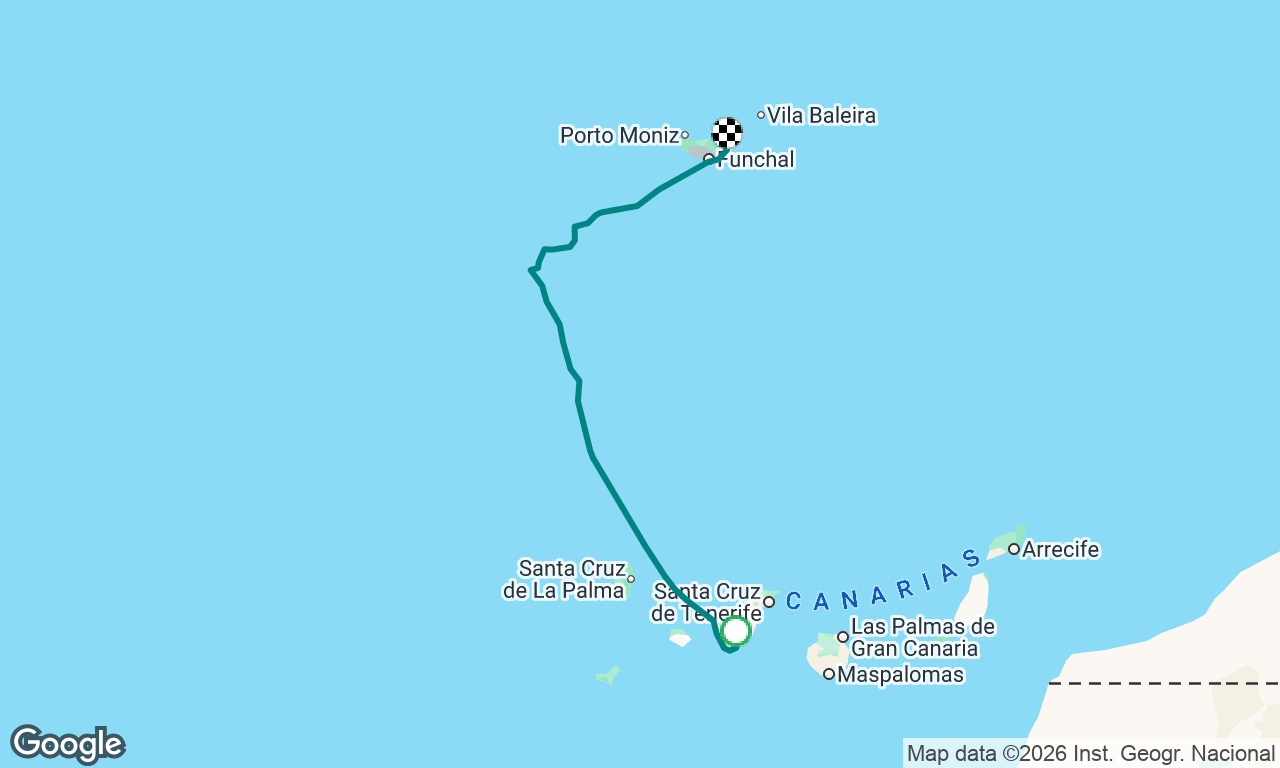 Tenerife to Madeira on Saona