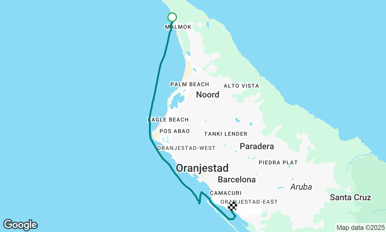 Broad Reached and Heeled over