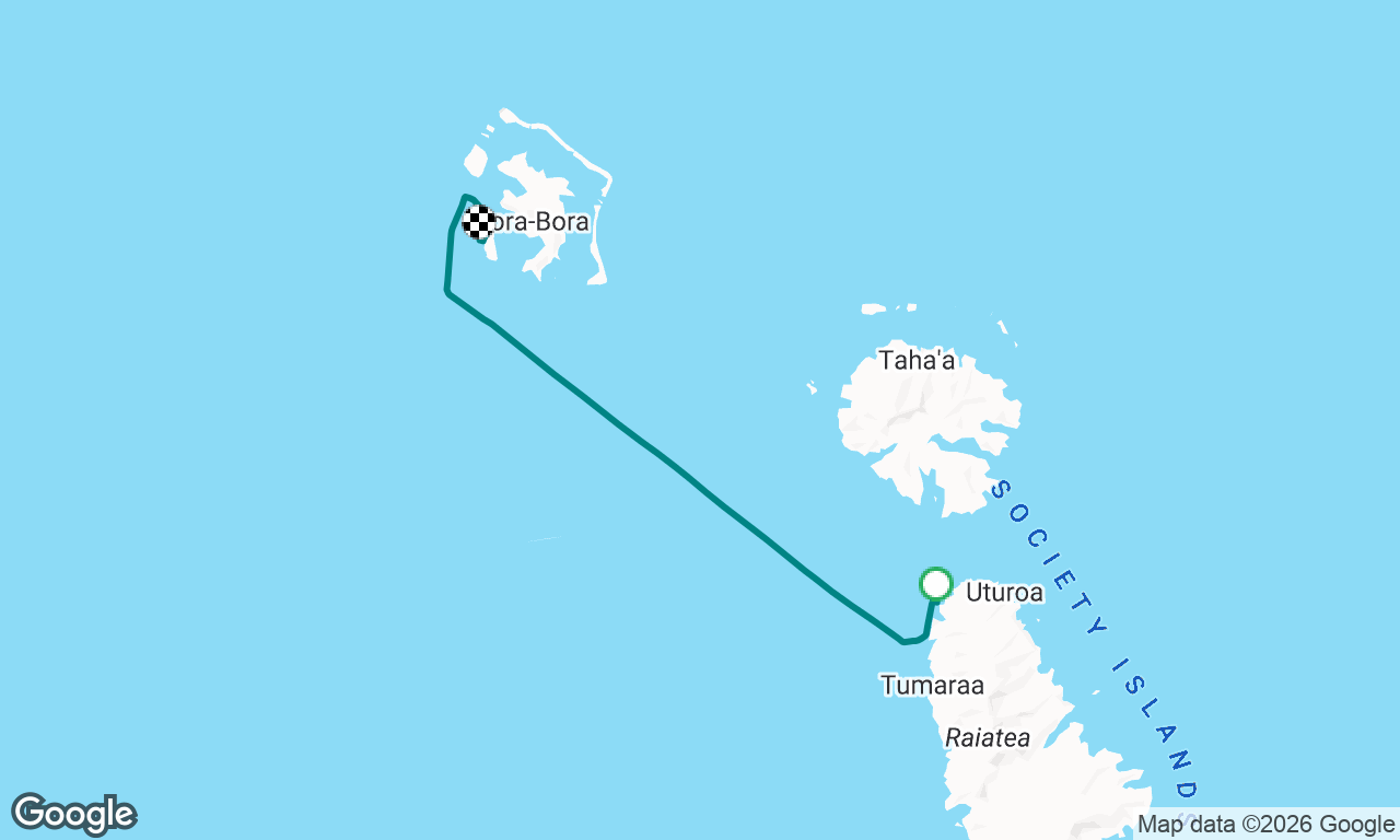 Raiatea to Bora Bora
