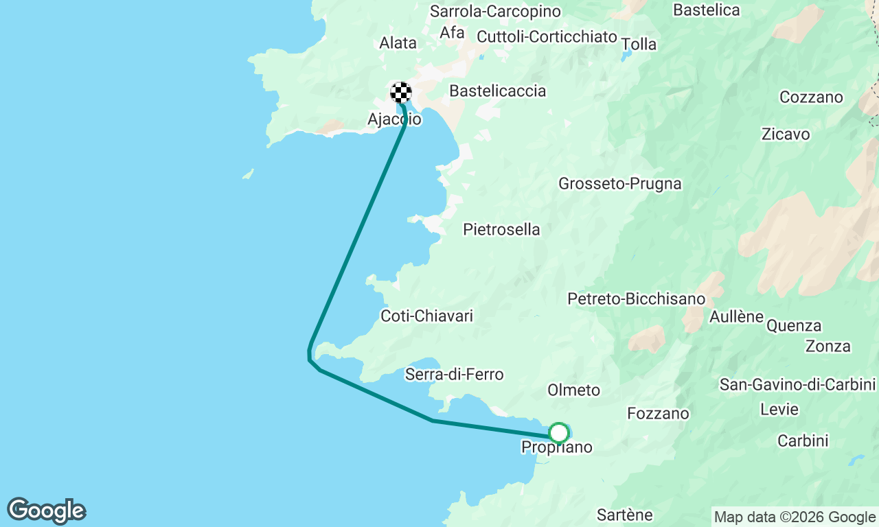 Voyage map