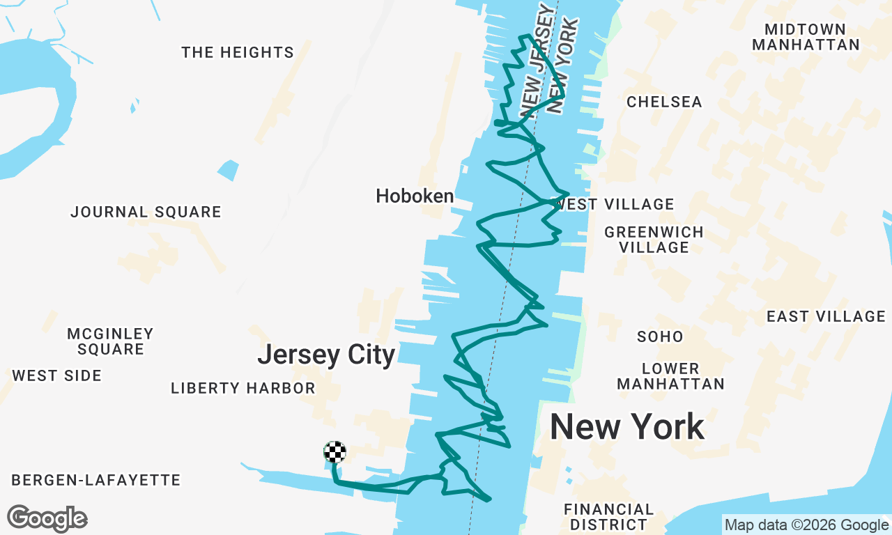 Voyage map