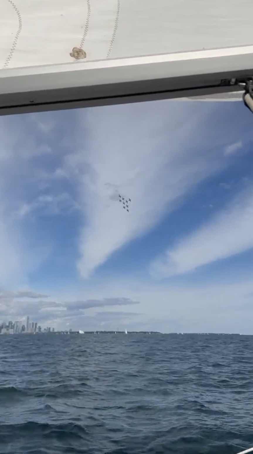 Watching the air show from the far 🔭_4C4BADE9-EDC5-4EAB-A544-660C12512E9F
