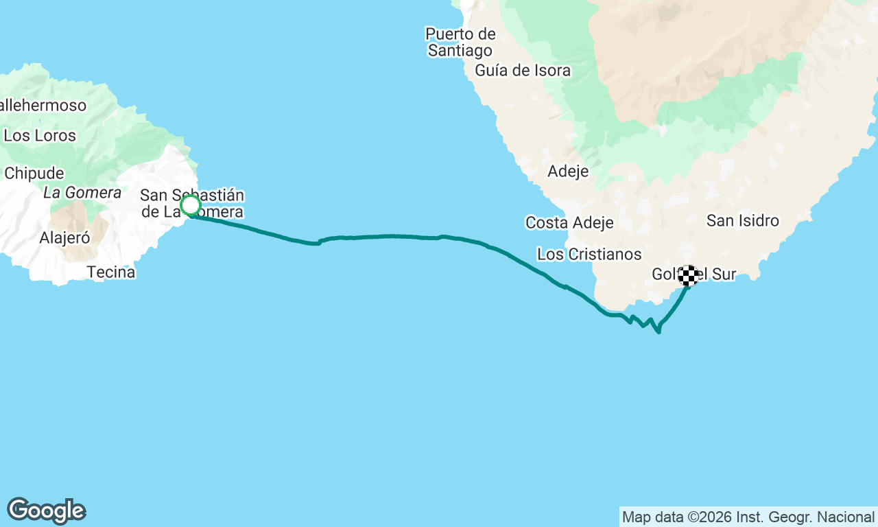 Voyage map