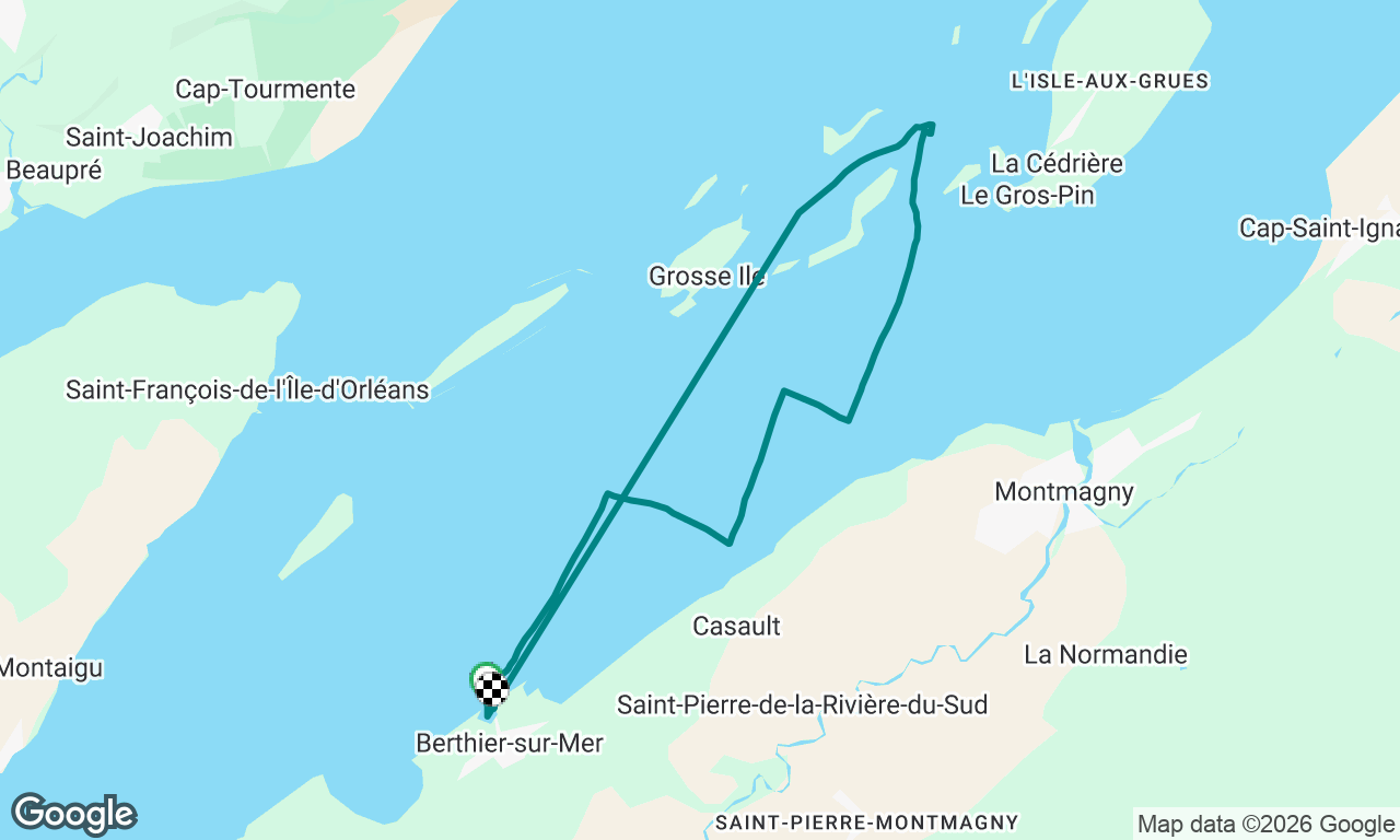 Voyage map