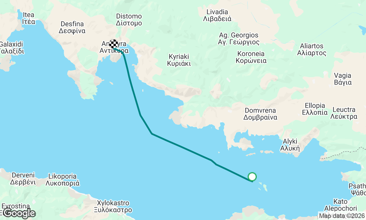 Voyage map