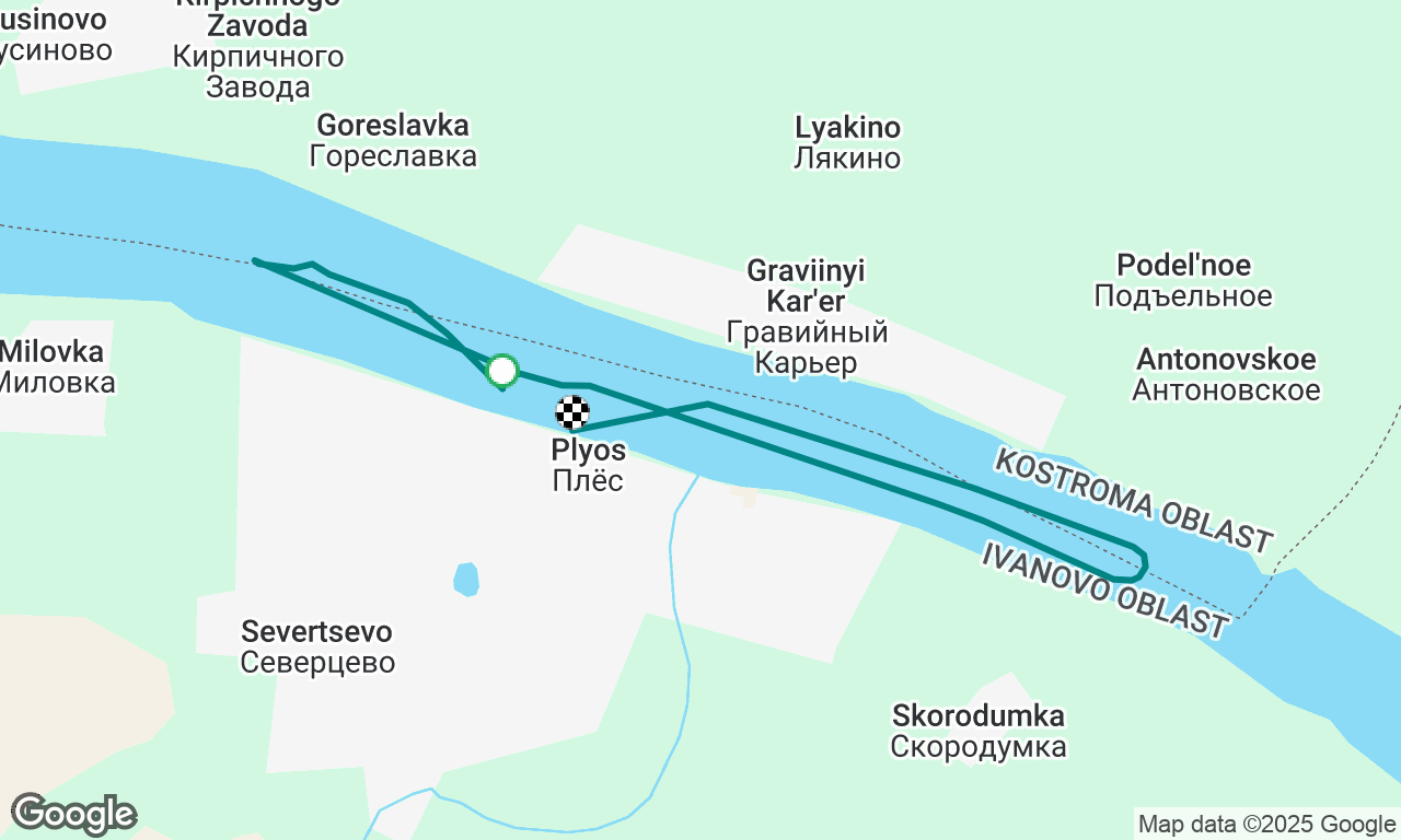 Volga trip near Plyos