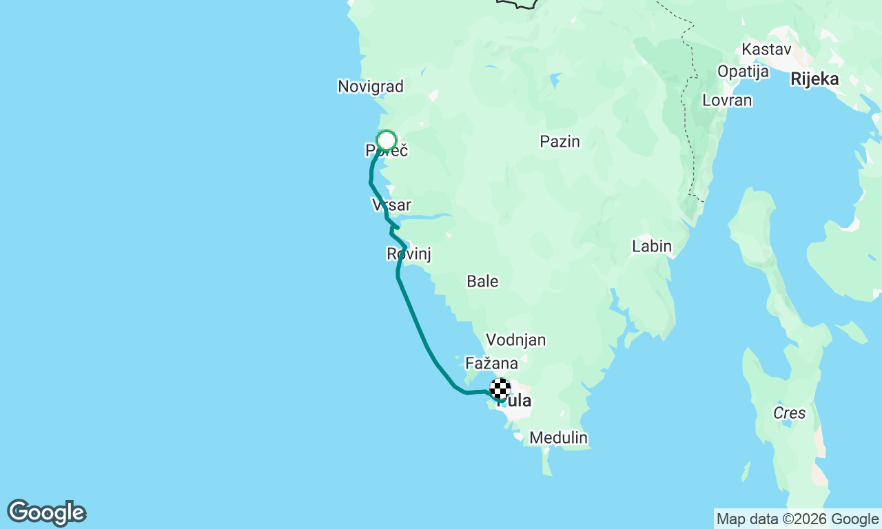 Voyage map