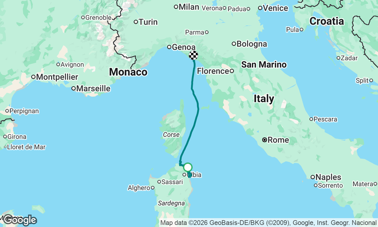 20260729 da Golfo Aranci a Le Grazie