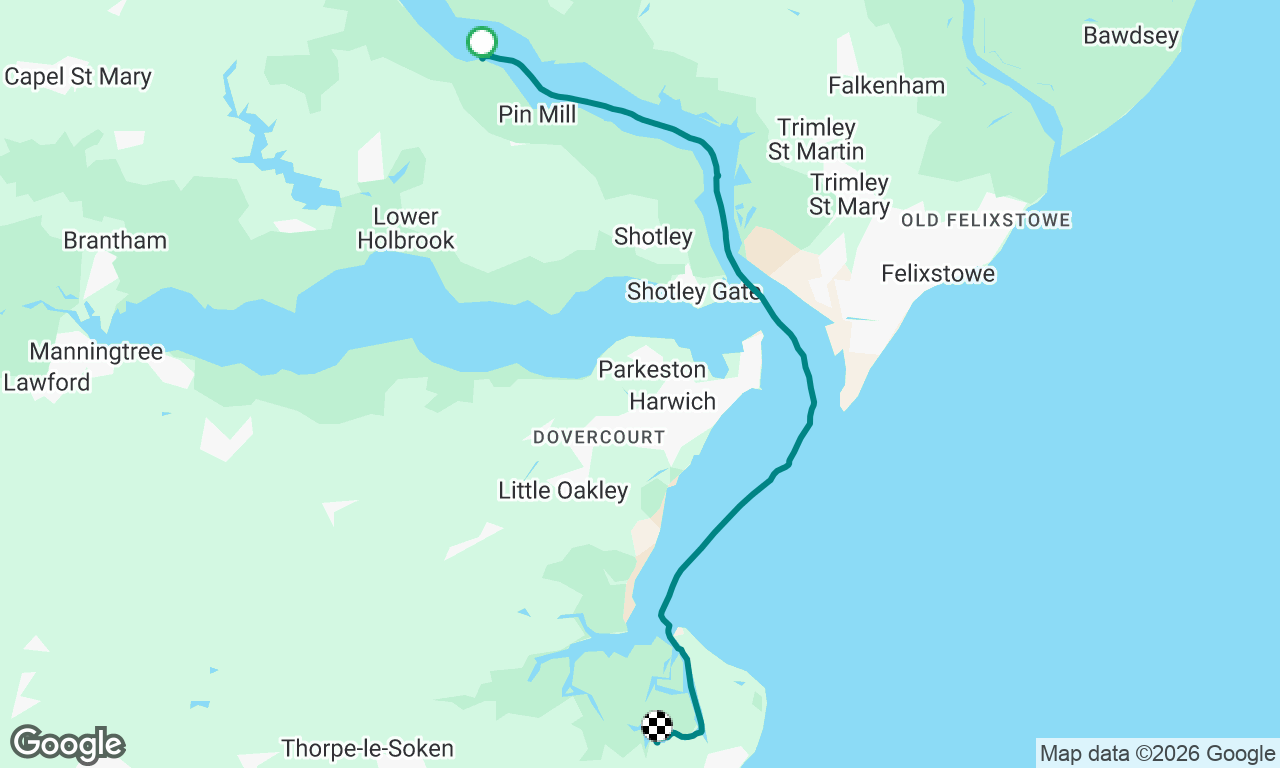 Woolverstone to Titchmarsh 