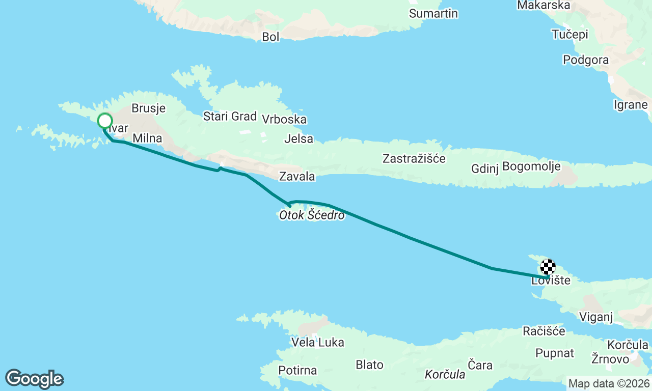 Voyage map