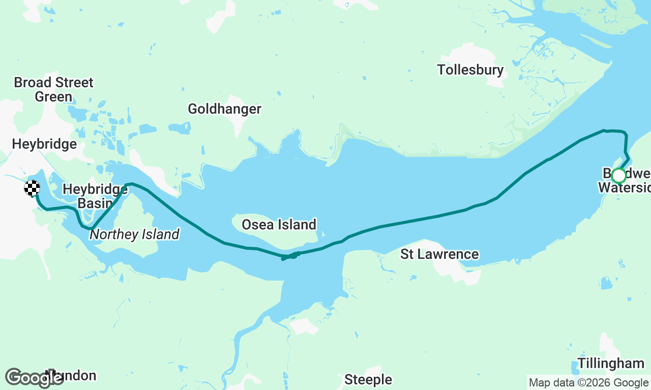 Bradwell(air show) to Maldon