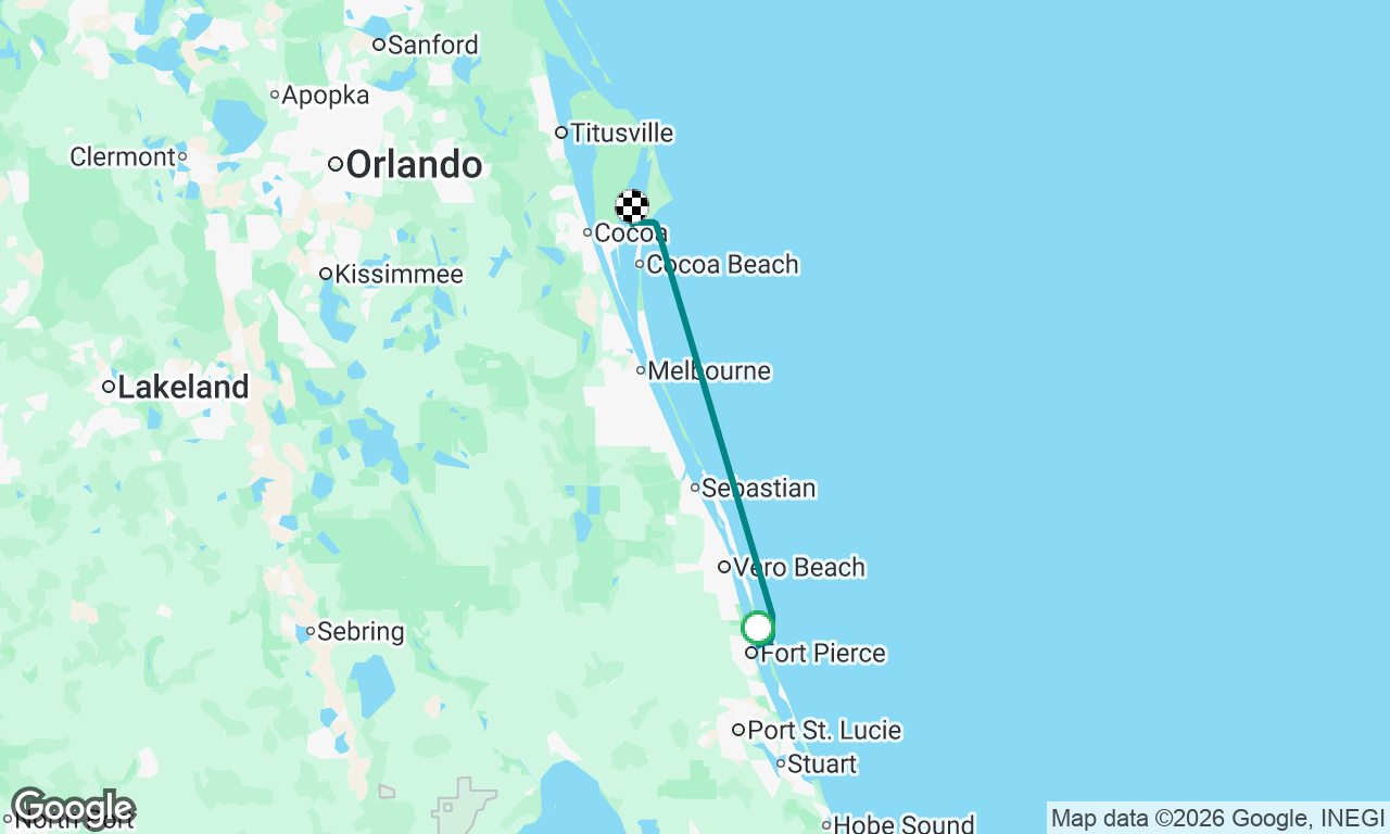 To Port Canaveral for a month