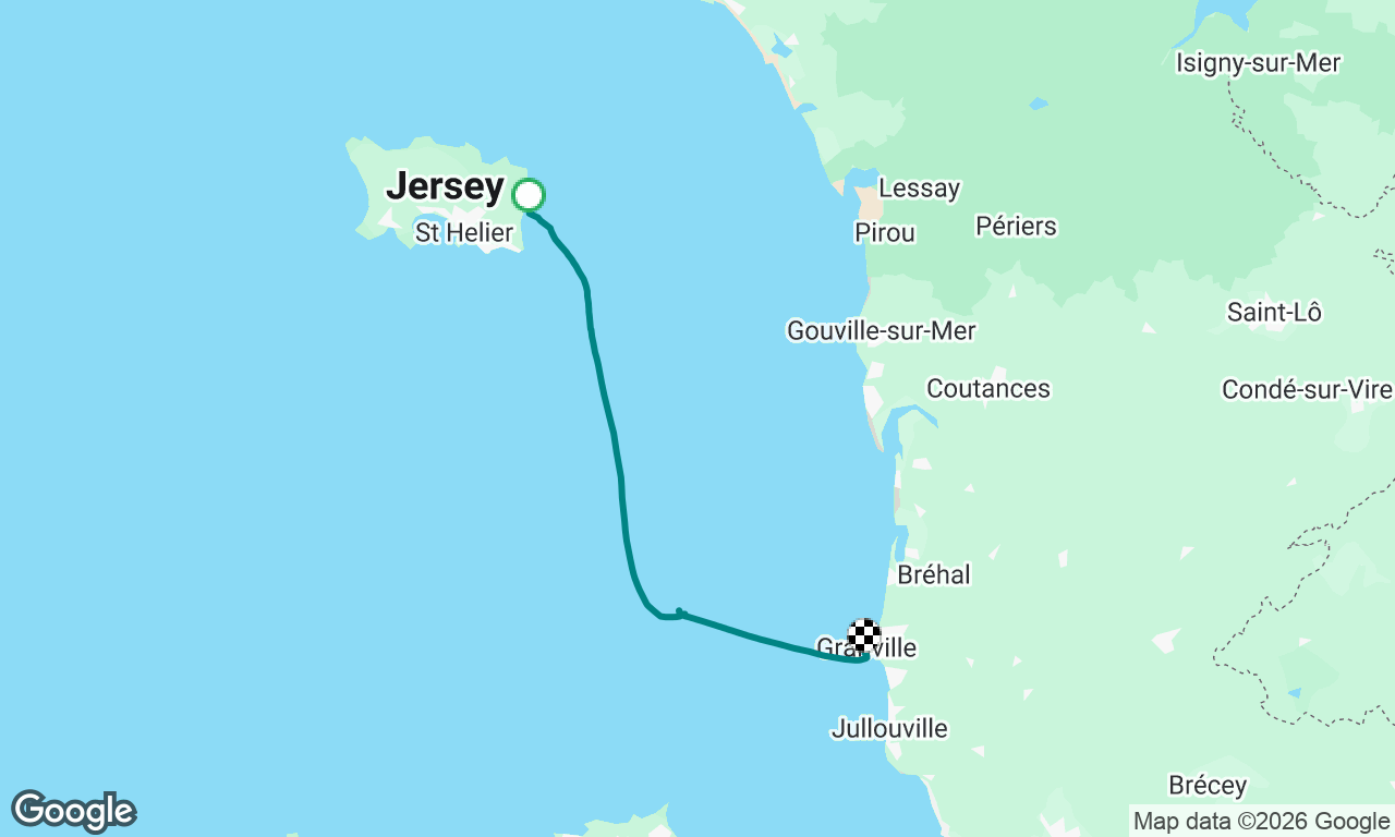 Gorey to Granville with a short stopover in Chausey