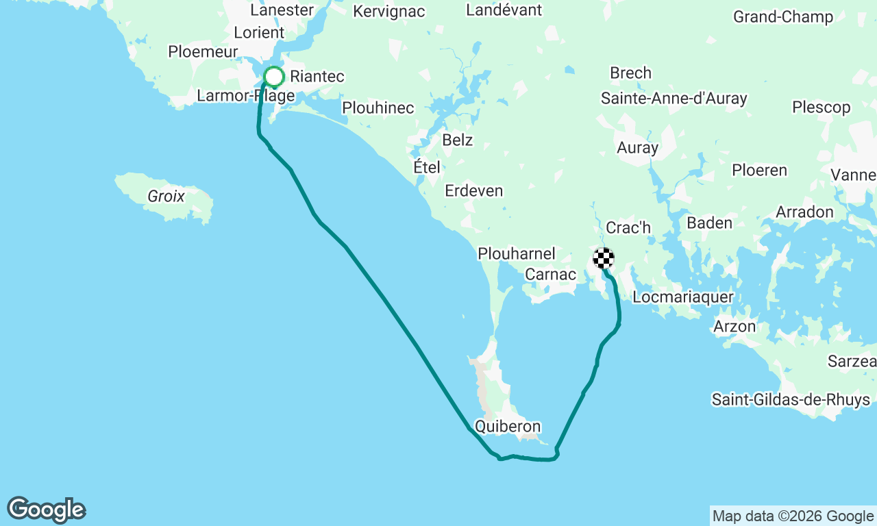 Port-Louis, Lorient to Trinite-sur-Mere