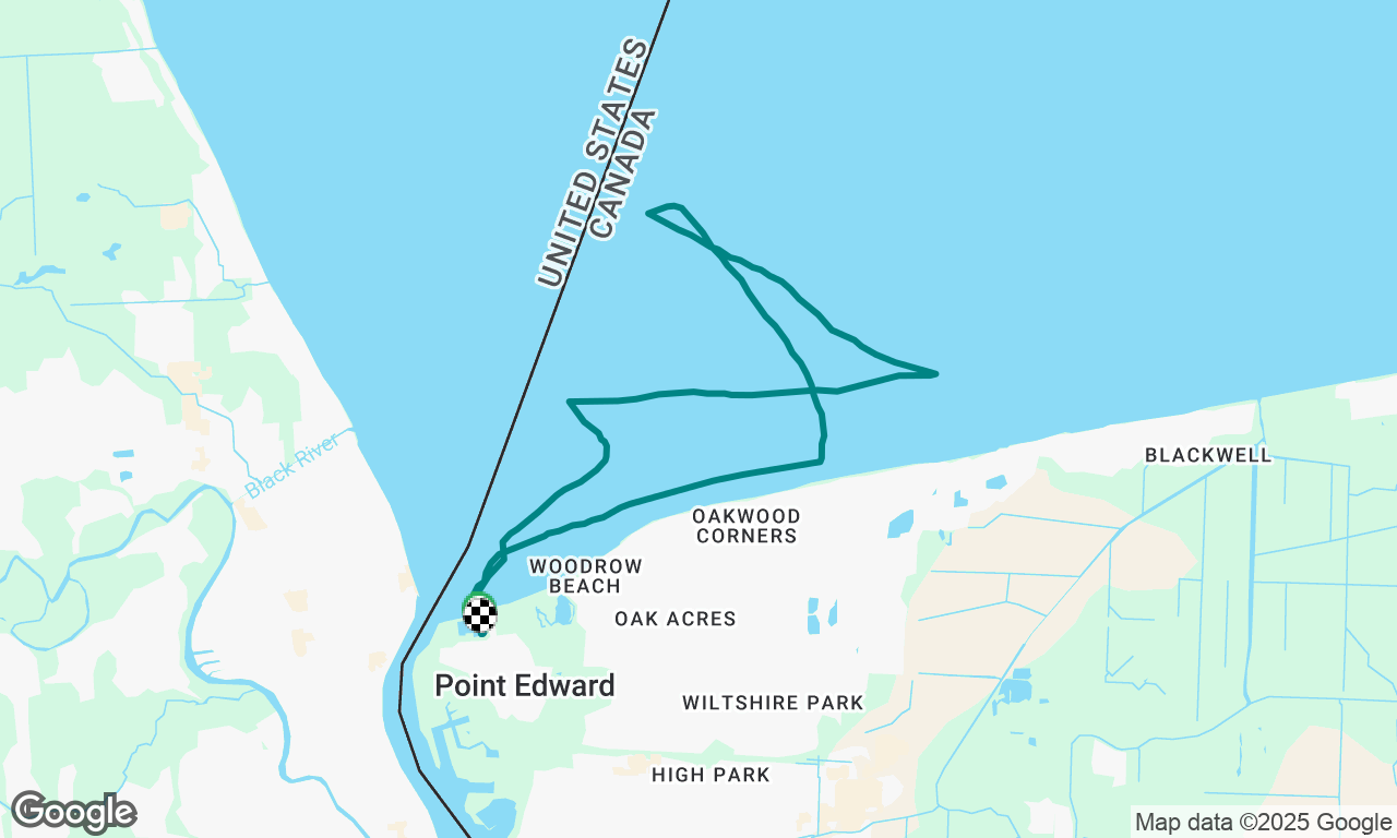Out for a swim and sail shocking 