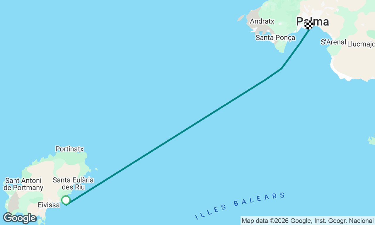 Voyage map