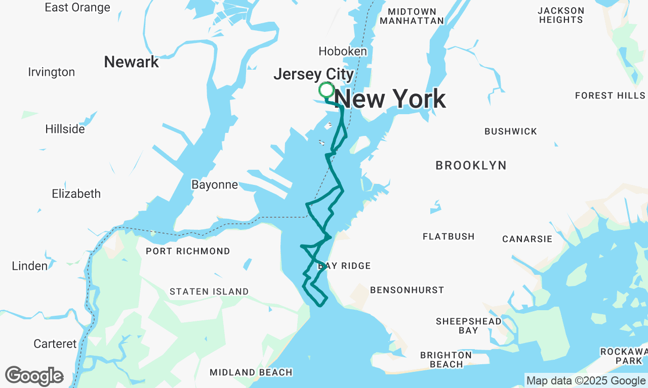 Voyage map