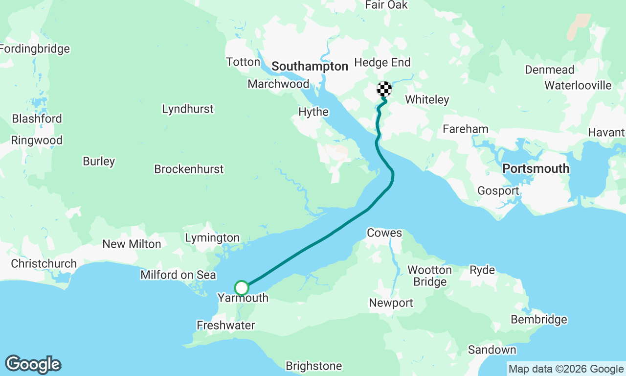 Trip 6 - Yarmouth to Swanwick 