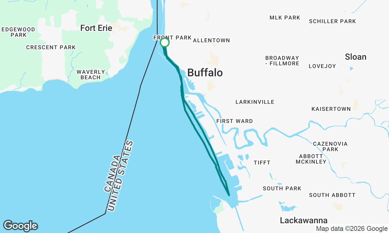 Voyage map