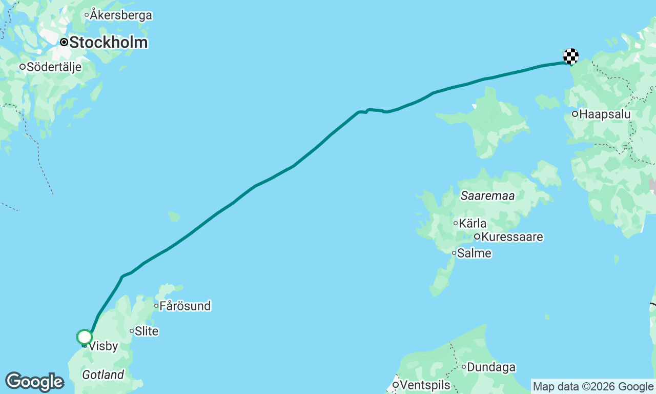 Voyage map