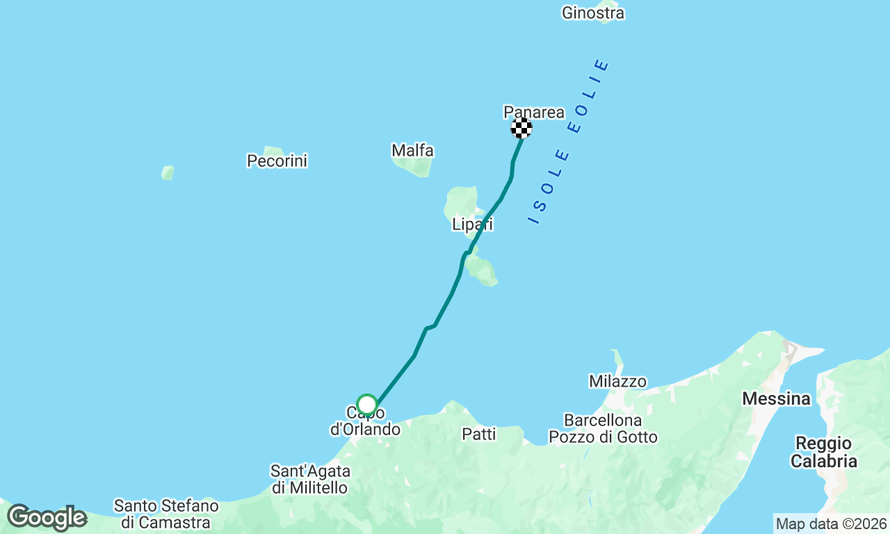 Capo Di Orlando to Panarea