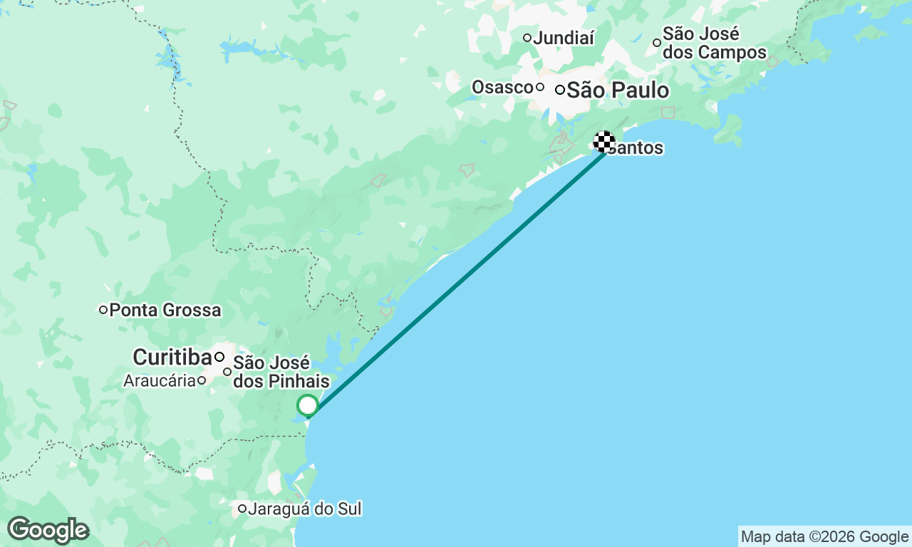 Voyage map
