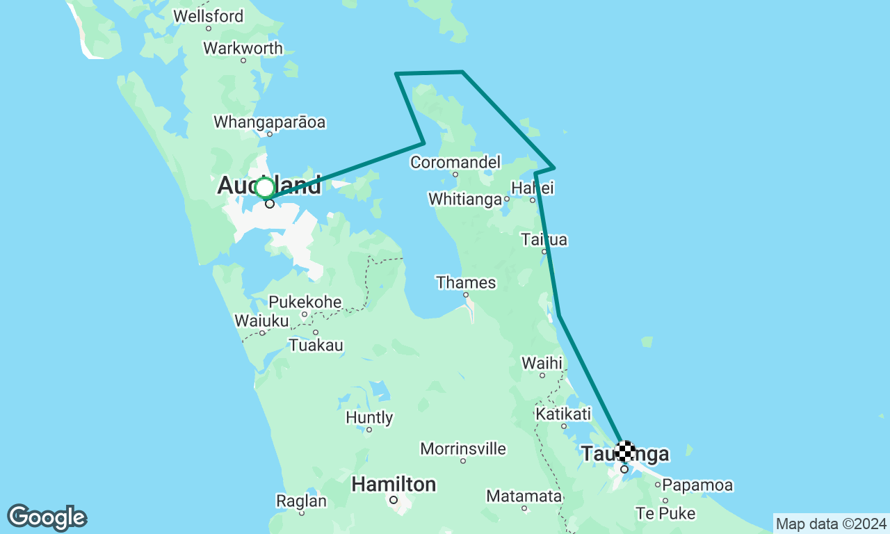 Auckland to Tauranga 