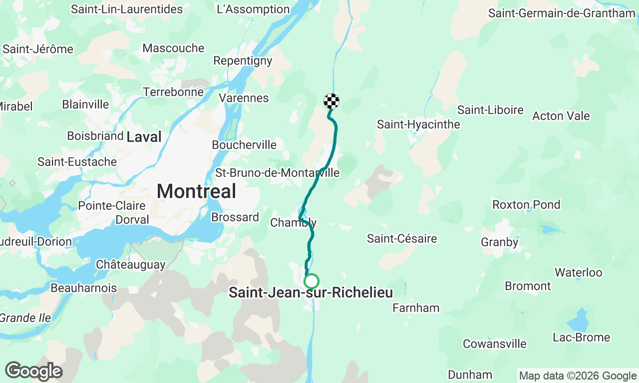 Voyage map