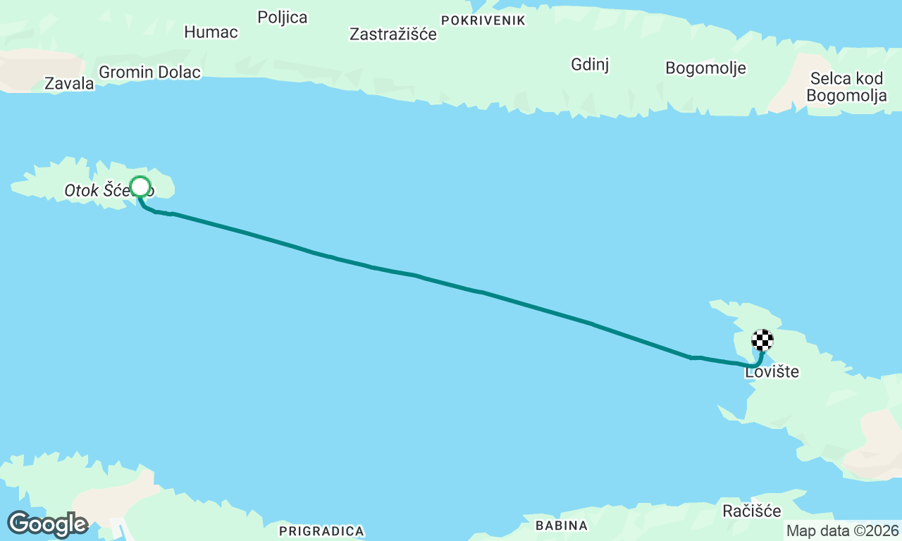 Borova uvala - Uvala Luka Nord