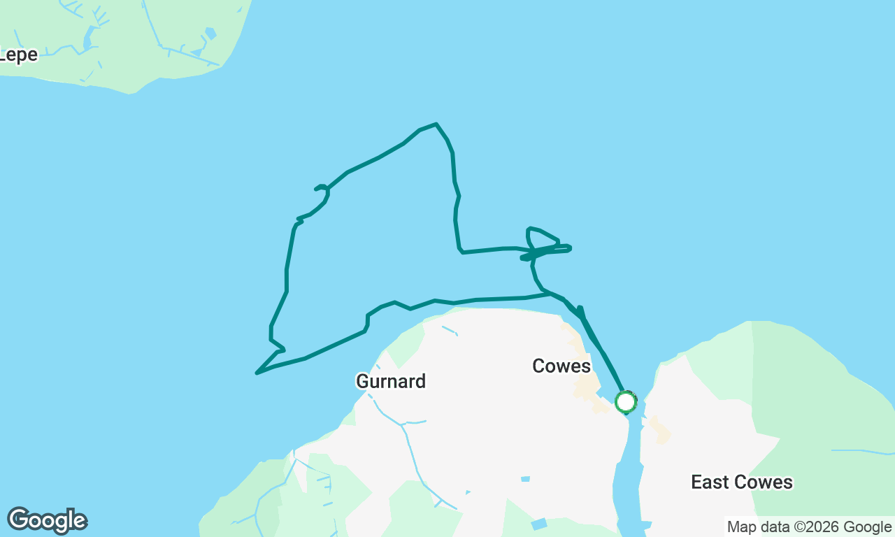 Cowes Week - training day