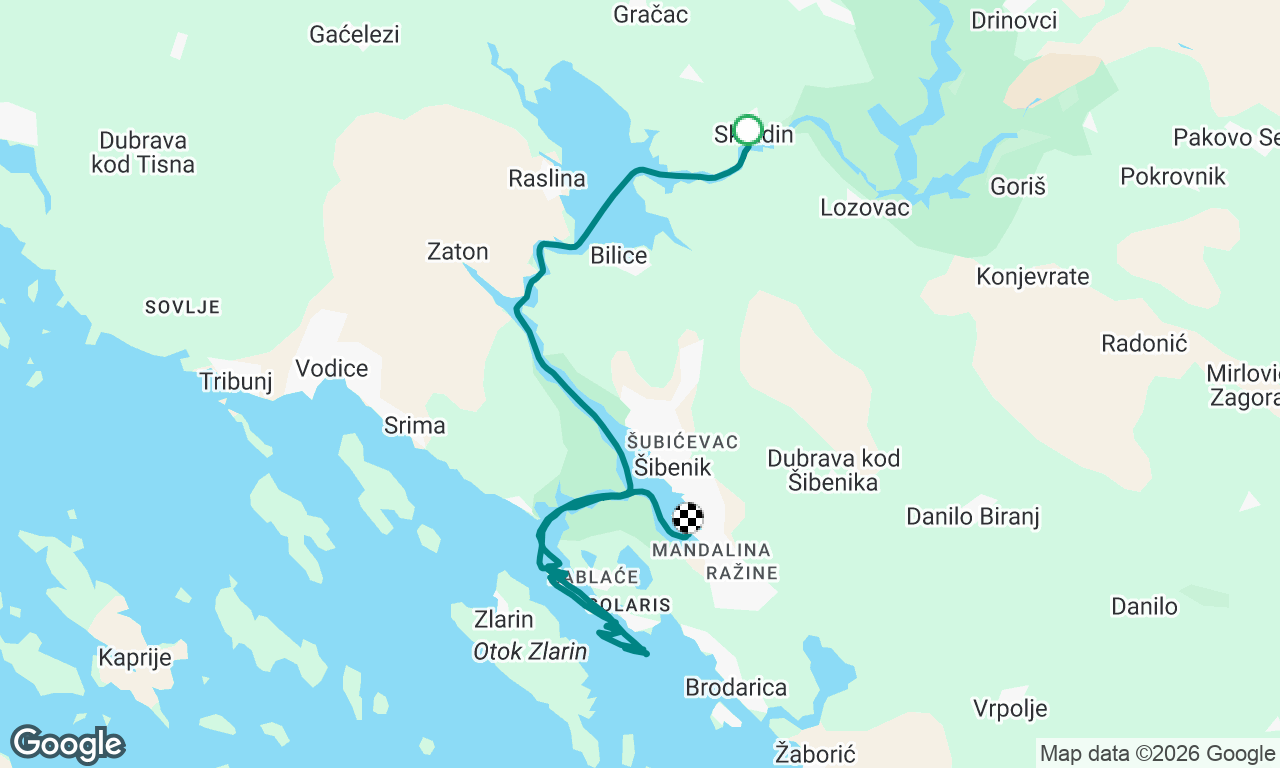 Voyage map
