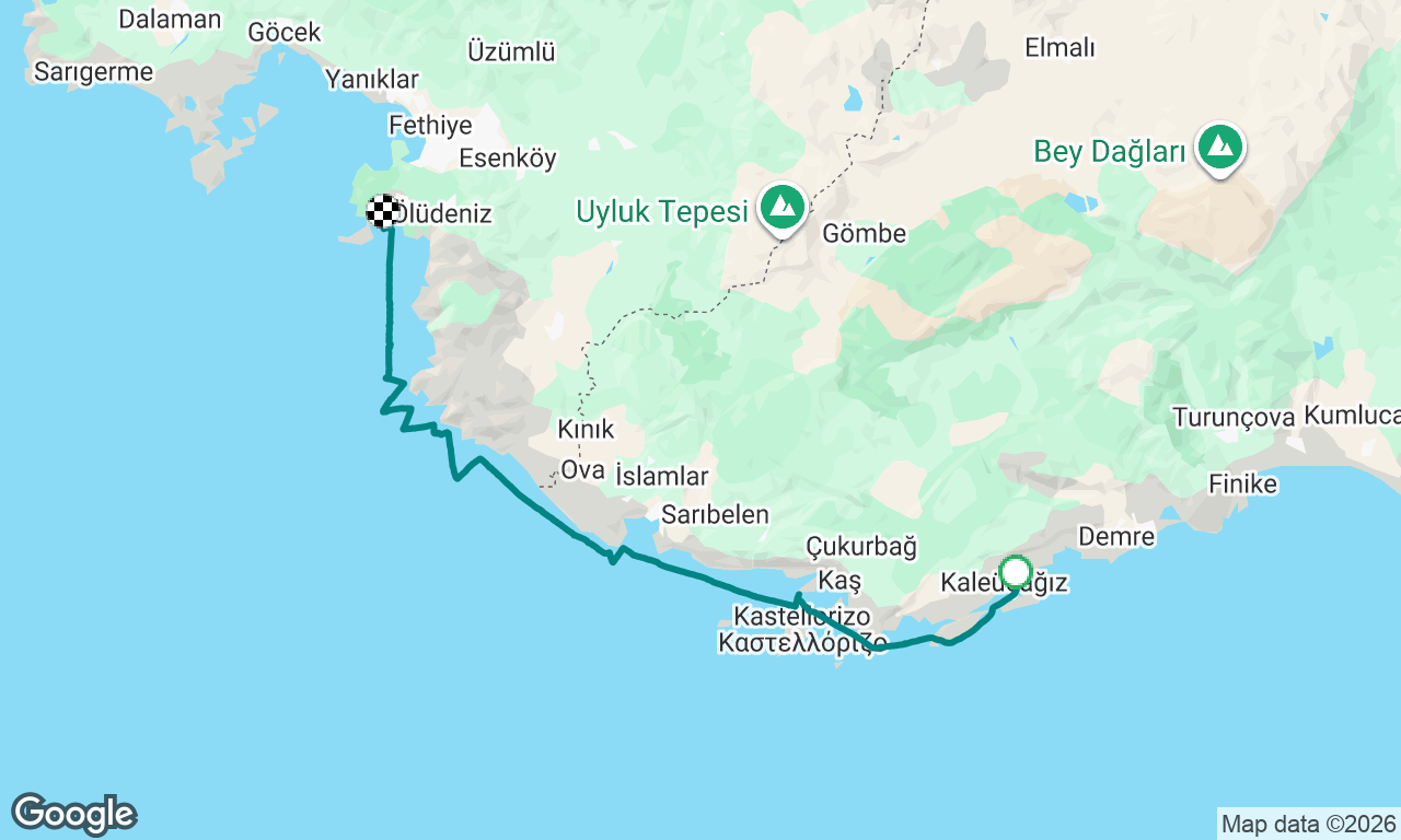 Voyage map