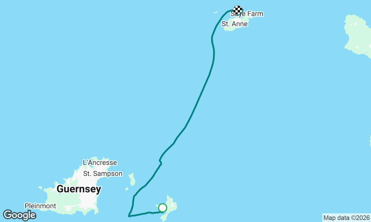 Sark To Braye hop via swinge