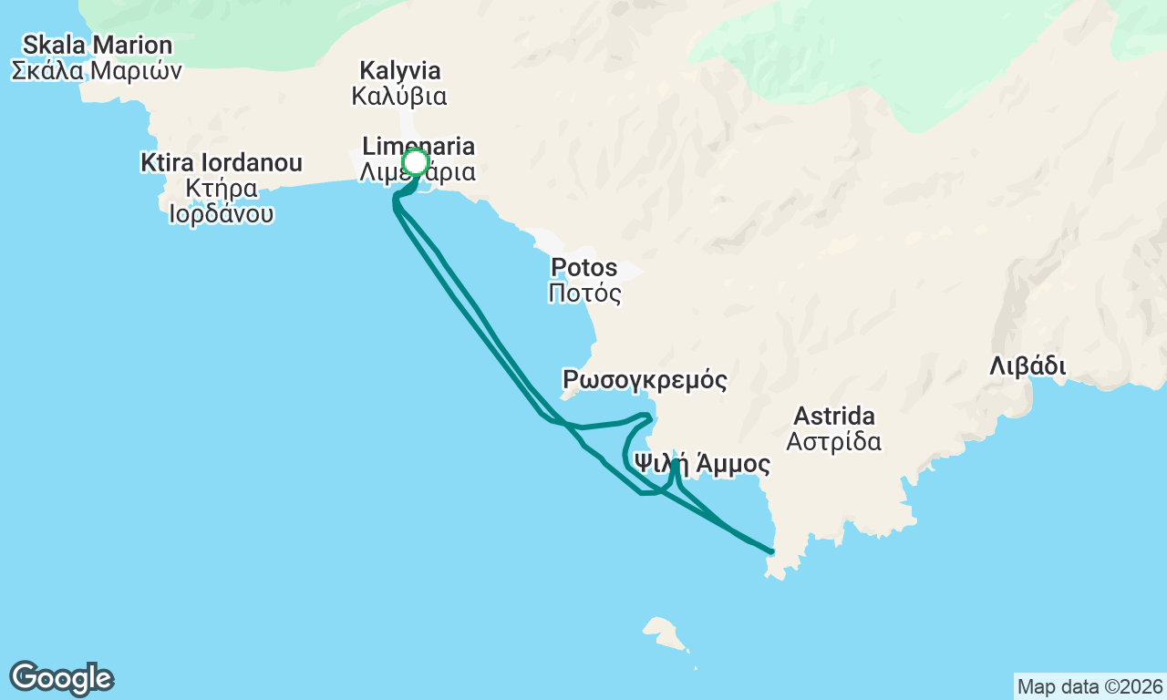 Voyage map