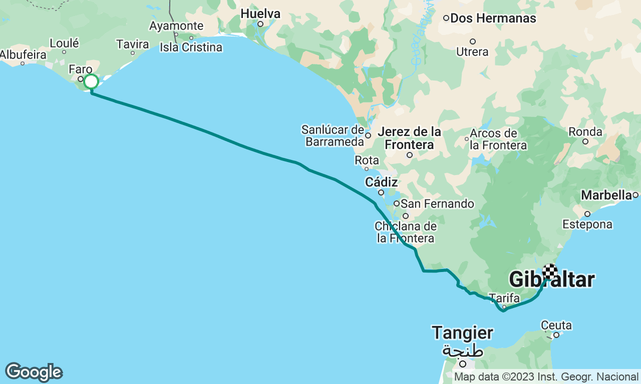 Faro to Gibraltar 