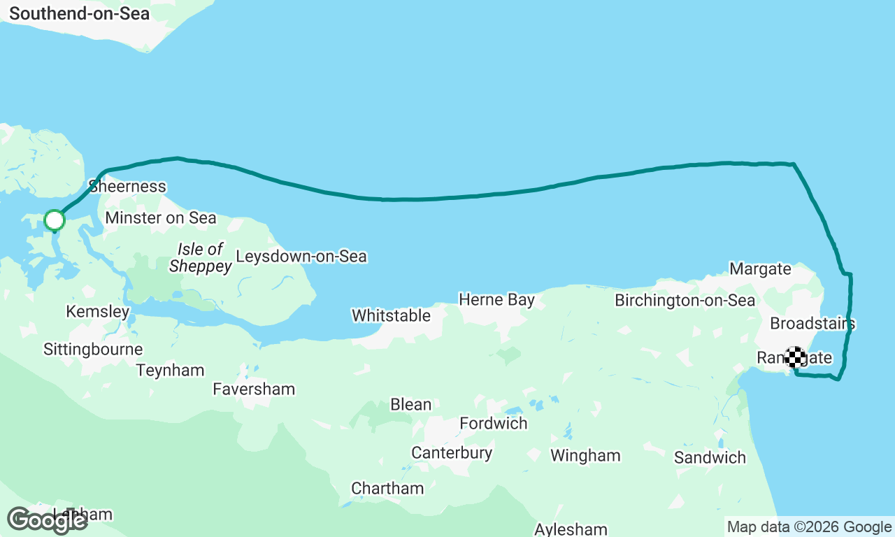 MCC Summer Cruise Stangate to Ramsgate