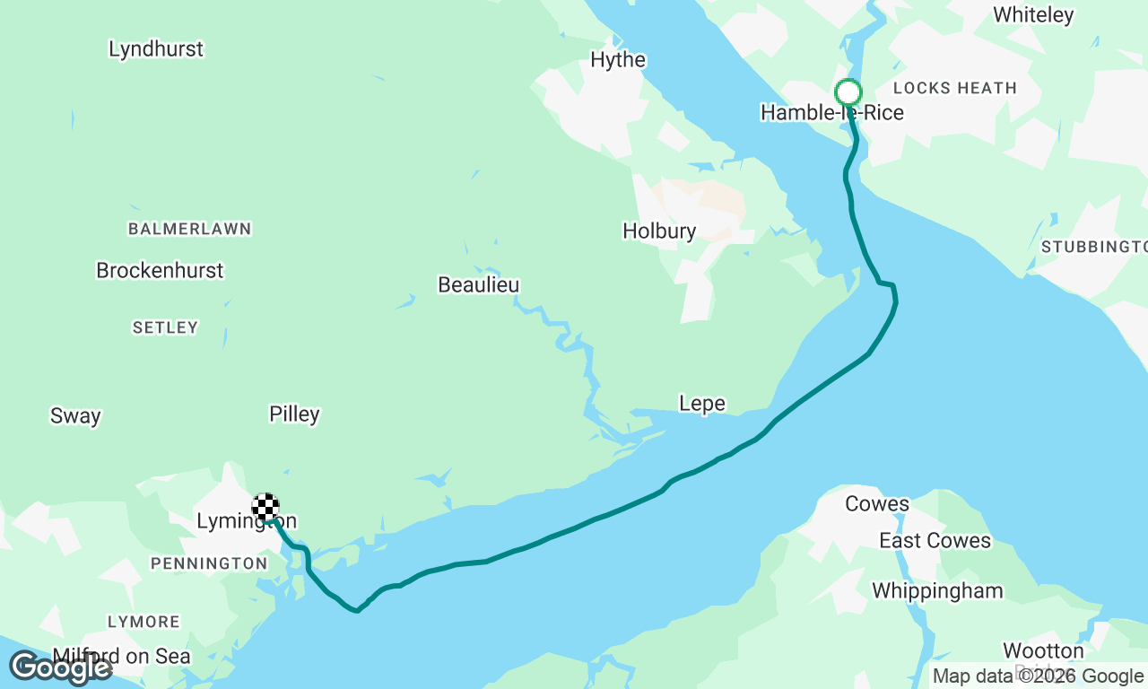 Hamble to Lymington