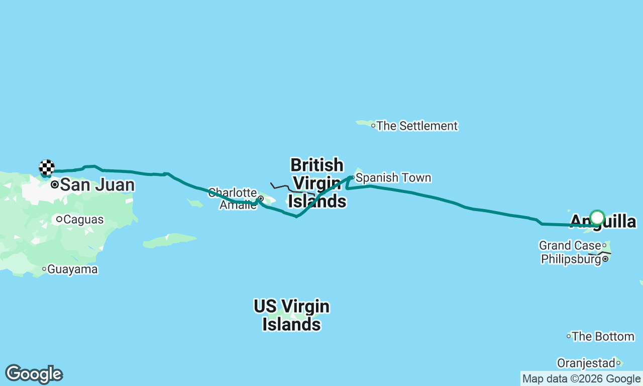 Voyage map