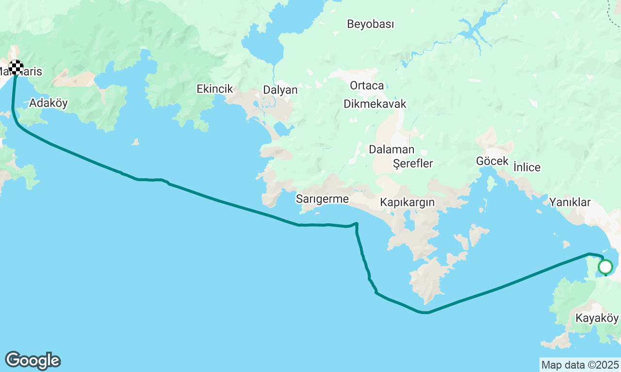 Voyage map