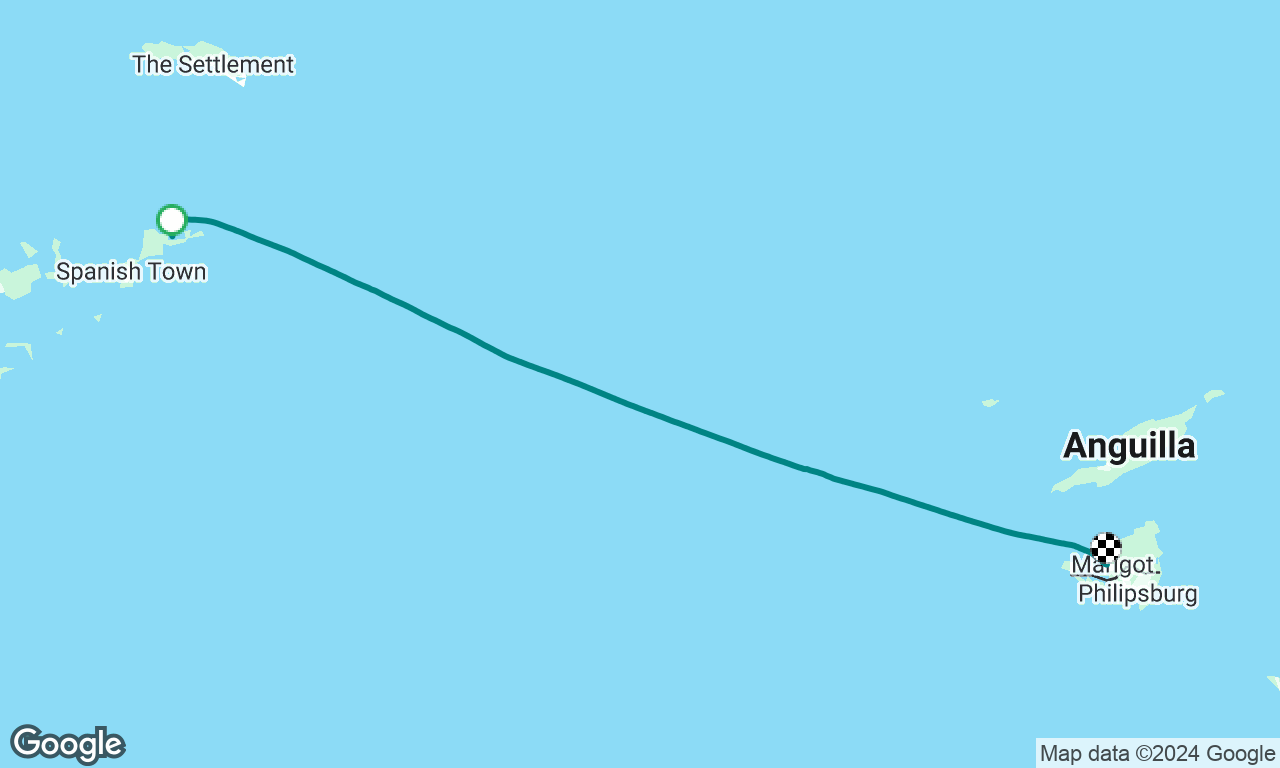 BVI to Saint Martin