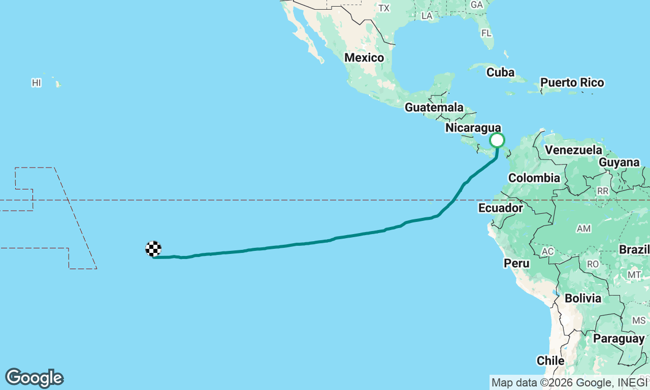 Panama to French Marquesas 