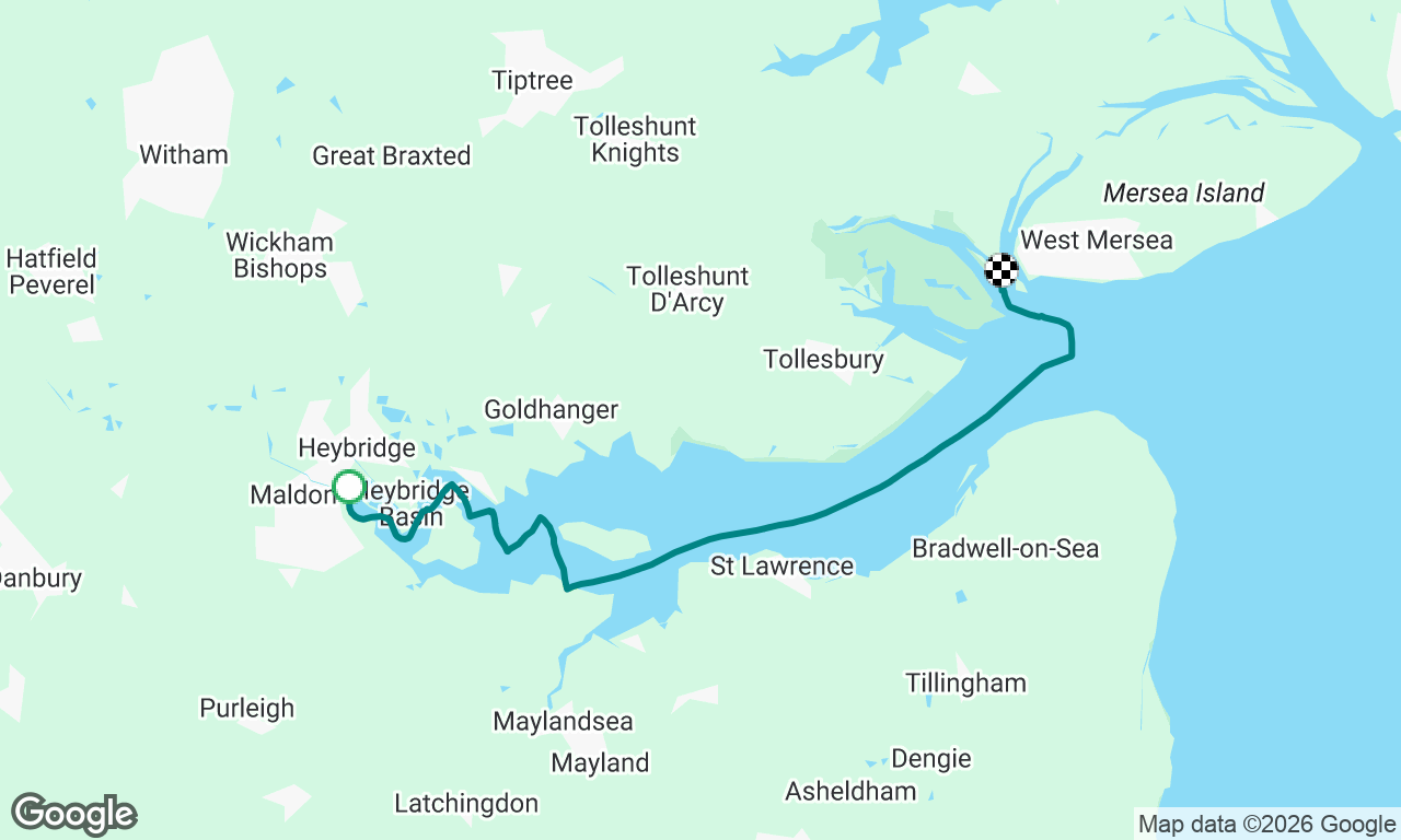 Maldon to West Mersea 
