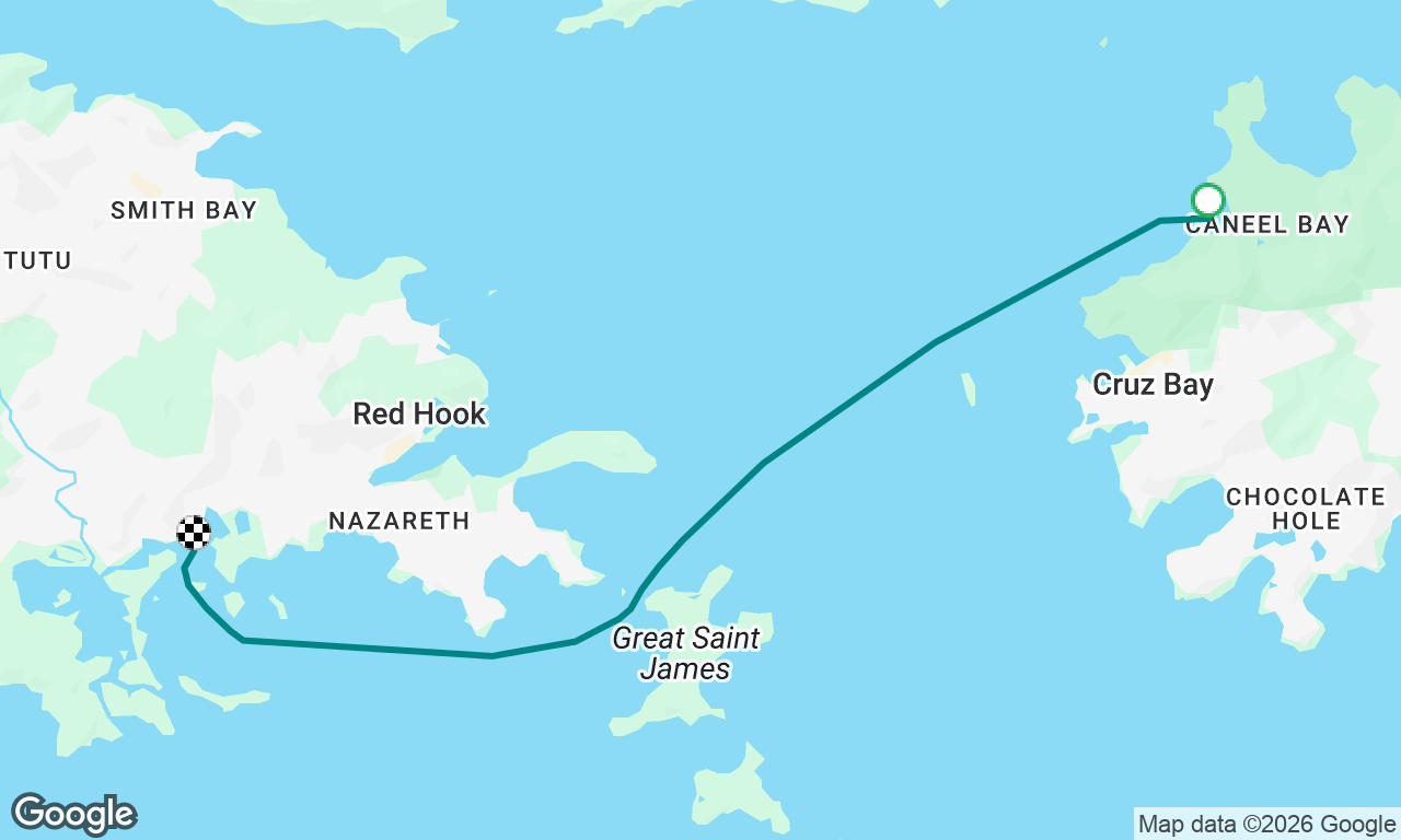 Caneel Bay to Benner Bay