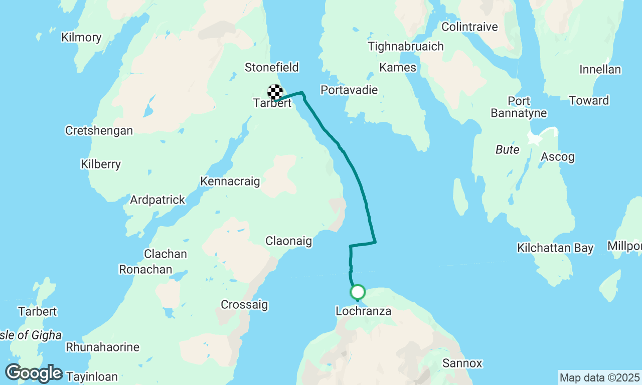 Lochranza to Tarbert