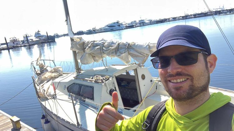Voyage photo from First sail on Lepton 