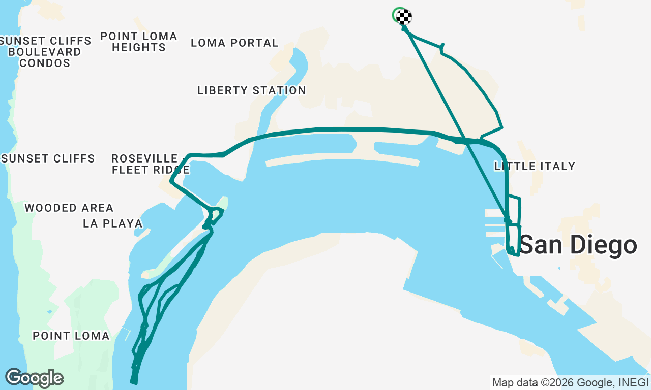 Voyage map