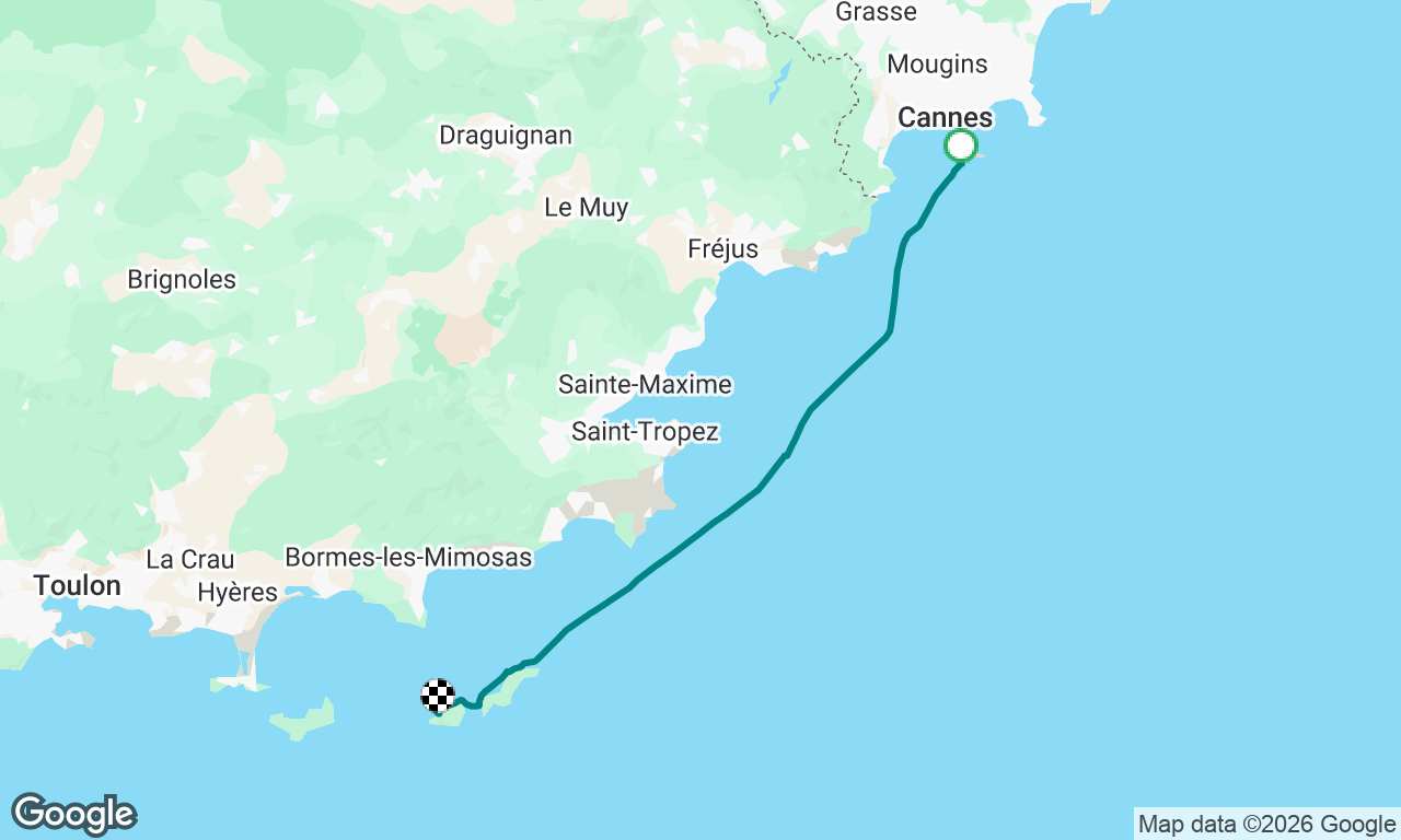Voyage map