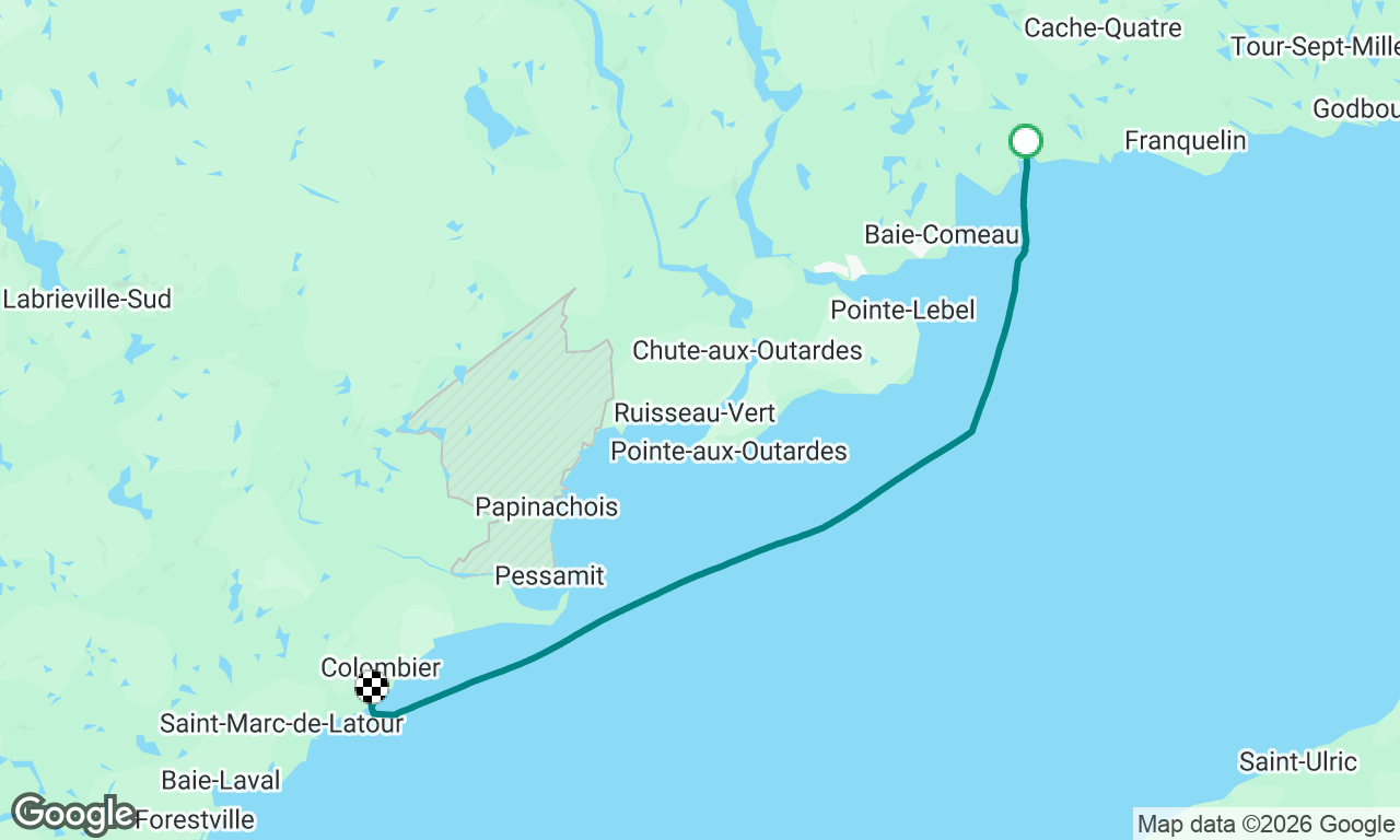 Voyage map